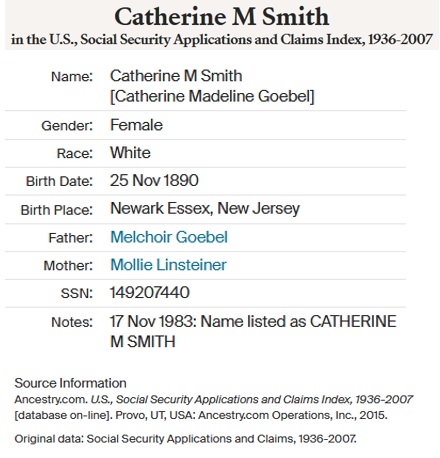 Catherine Goebel Smith SSACI