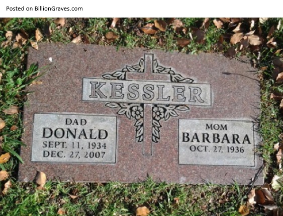 Donald Forrest Kessler Grave