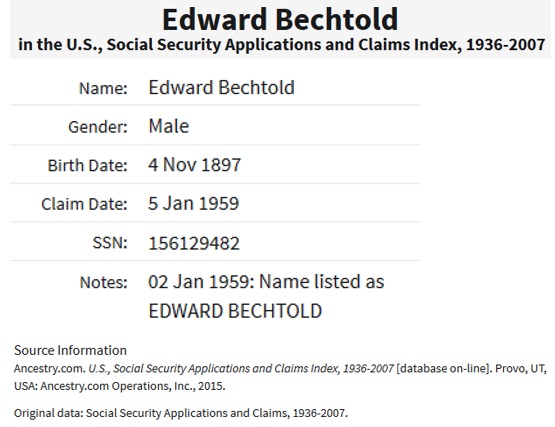 Edward Bechtold SSACI