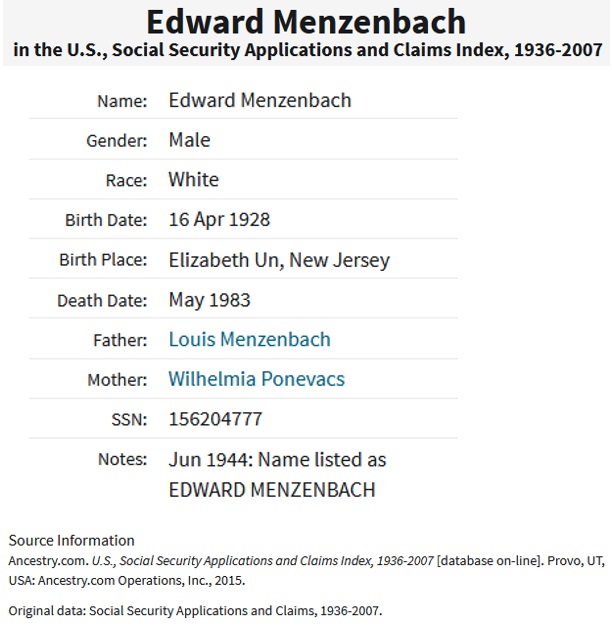 Edward Menzenbach SSACI