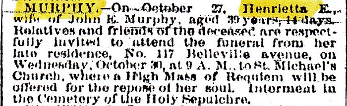 Henrietta (Volk) Murphy Obituary