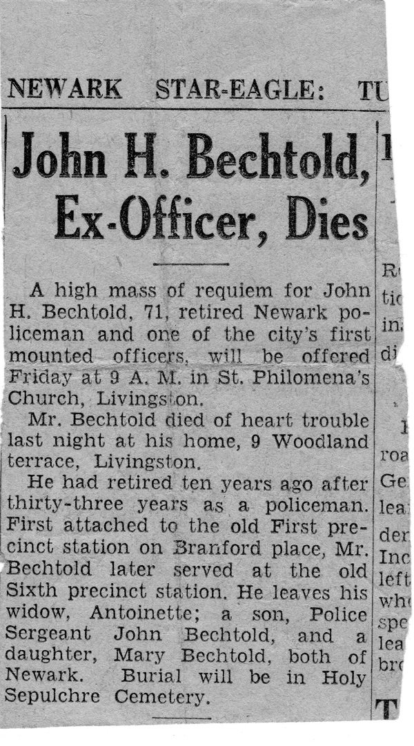 John Henry Bechtold Obituary