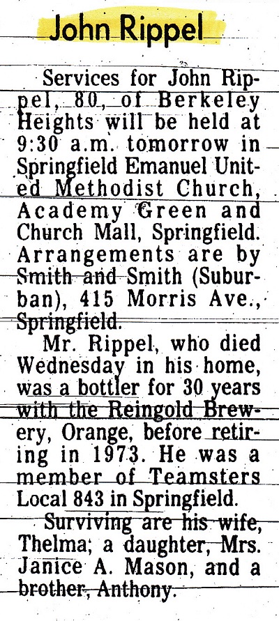 John Rippel Obituary 2