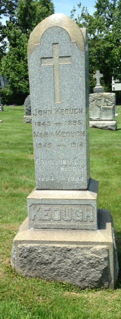 The Holy Sepulchre Cemetery Marker of the Keough family