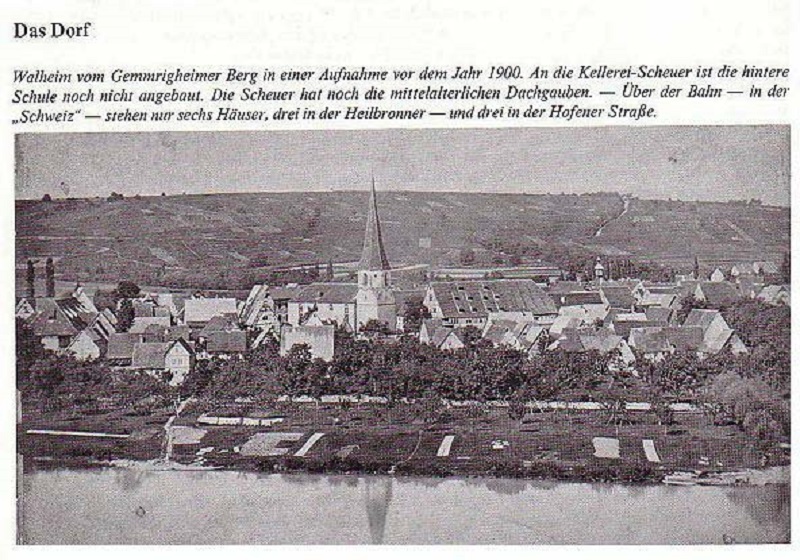 Walheim in 1900