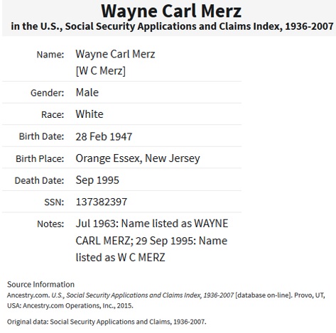 Wayne C. Merz SSACI