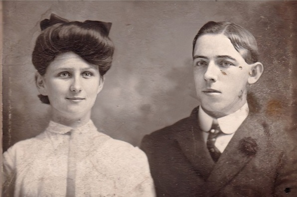 Anna Bauer and William Bittlingmeier 1900