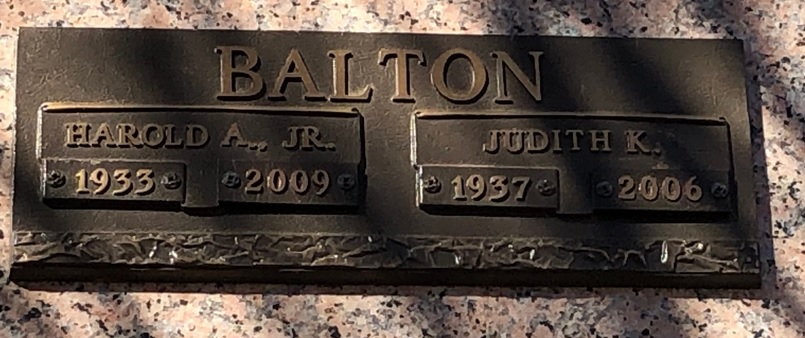 Judith Ann Kastner Balton Death Record