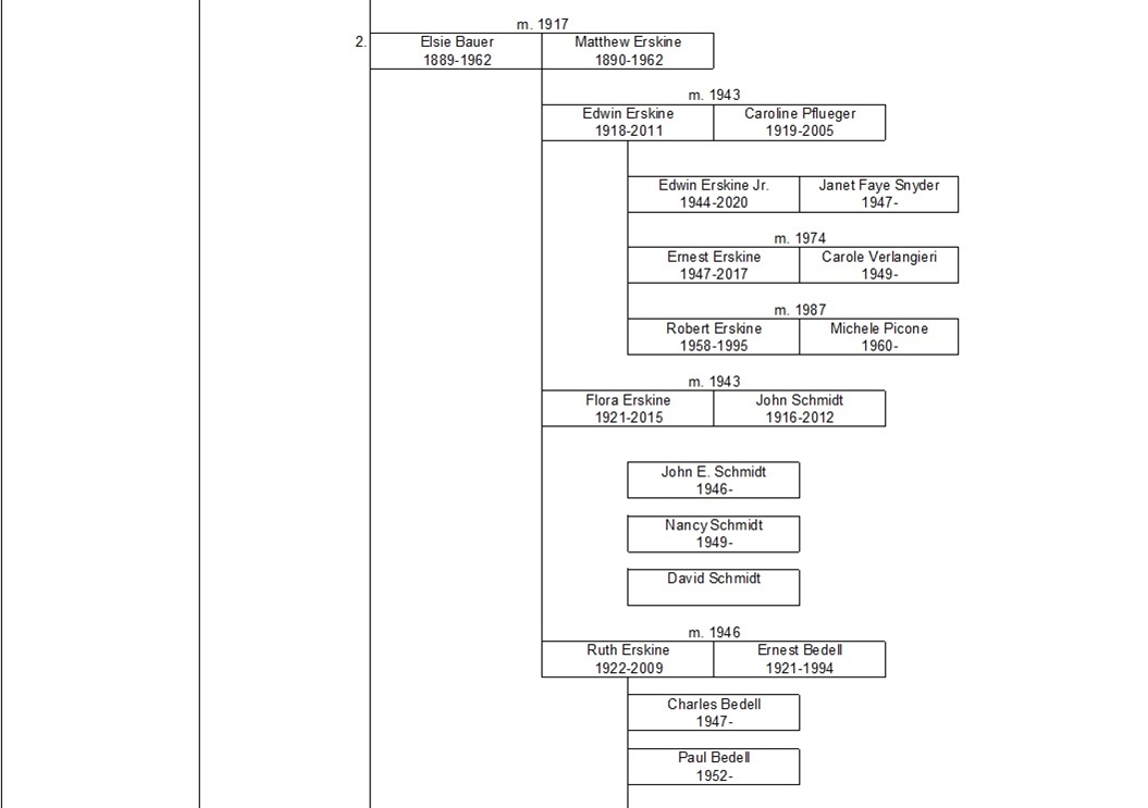 Bauer Ancestral Chart 6