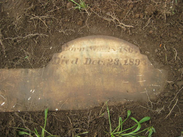 The Woodland Cemetery grave marker of Felix Greuter, Jr.