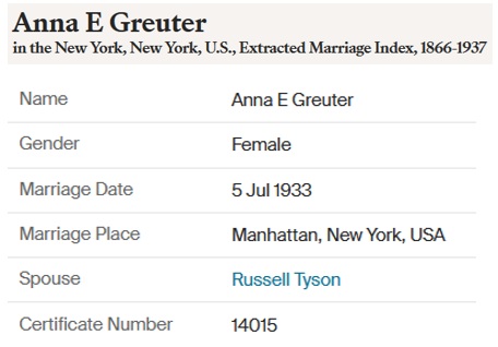Hildegarde Manz Immigration and Naturalization Record