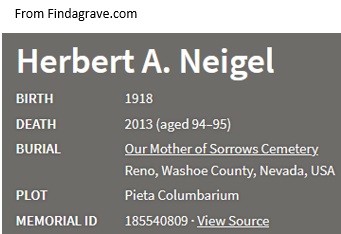 Herbert A. Neigel Cemetery