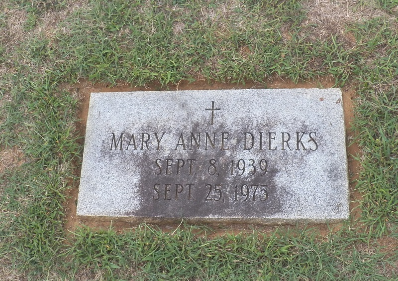 Mary Anne Sullivan Dierks Grave