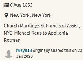 Michael Reuss Marriage Record